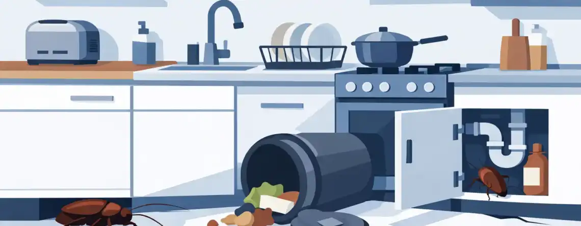 Where Cockroaches Hide in Kitchens