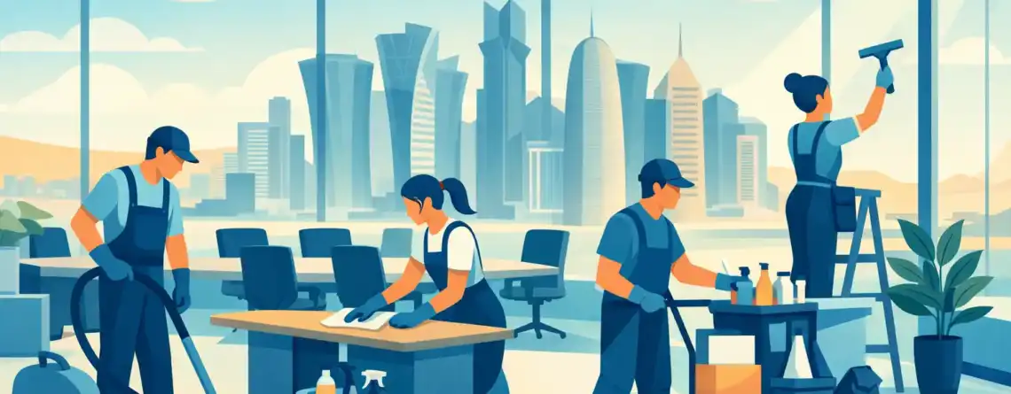Monthly Cleaning Services for Large Offices in Doha Qatar
