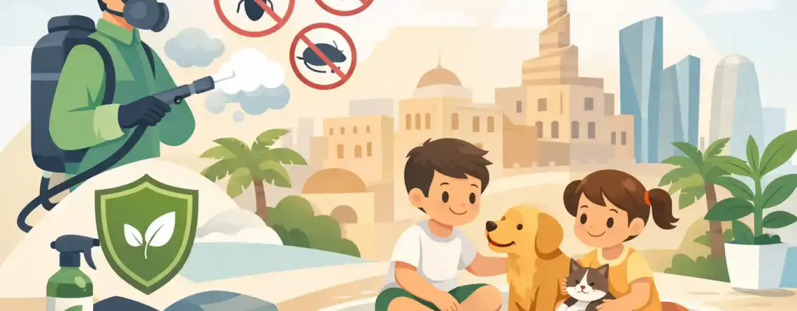 Safe Pest Control Around Children and Pets in Qatar