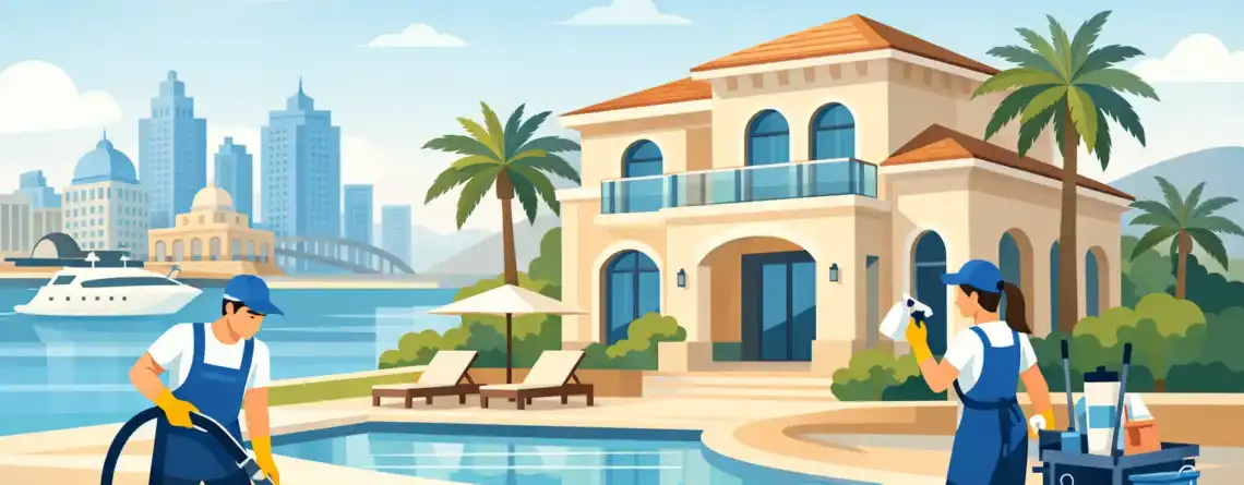 Villa Cleaning in The Pearl Qatar