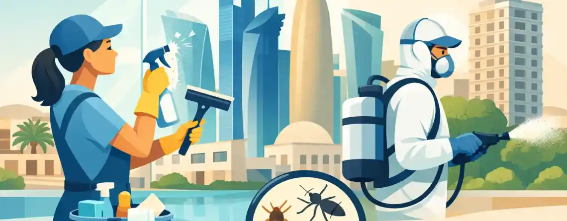 Cleaning and Pest Control Doha for Every Property