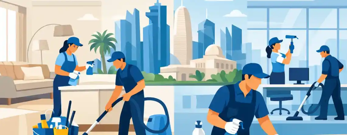 Professional Cleaners Qatar for Homes and Offices